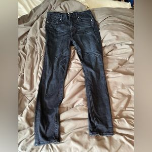 Good American Good Waist dark jeans